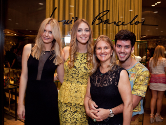 Jessica Stein, Chiara Ferragni, Marcia Borges e Gabriel Gontijo