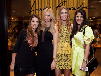 Ana Laura Penido, Jessica Stein, Chiara Ferragni e Carolina Maciel